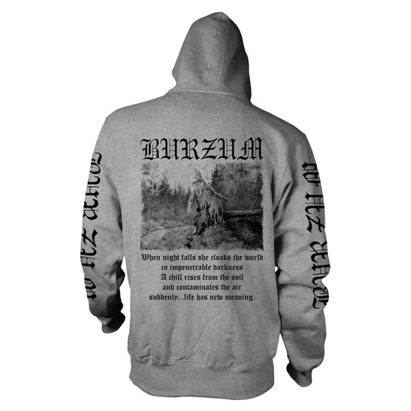 BURZUM - Filosofem HOODED SWEATSHIRT (GREY)