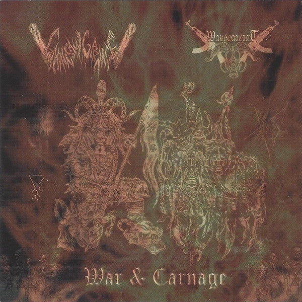 CHAINSAW CARNAGE/ WARGOATCULT - War & Carnage SPLIT CD