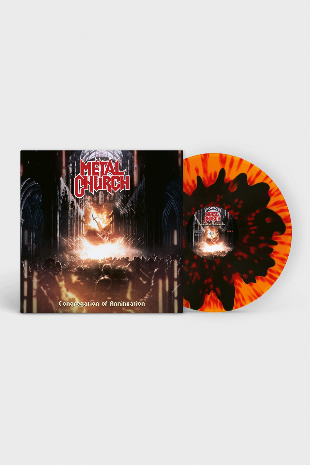 METAL CHURCH - Congregation Of Annihilation LP (ORANGE/RED SPLATTER)