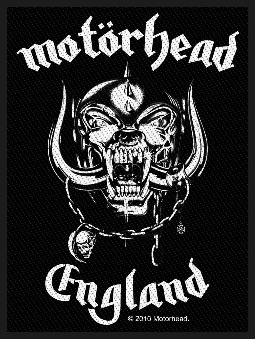 MOTÖRHEAD - England PATCH