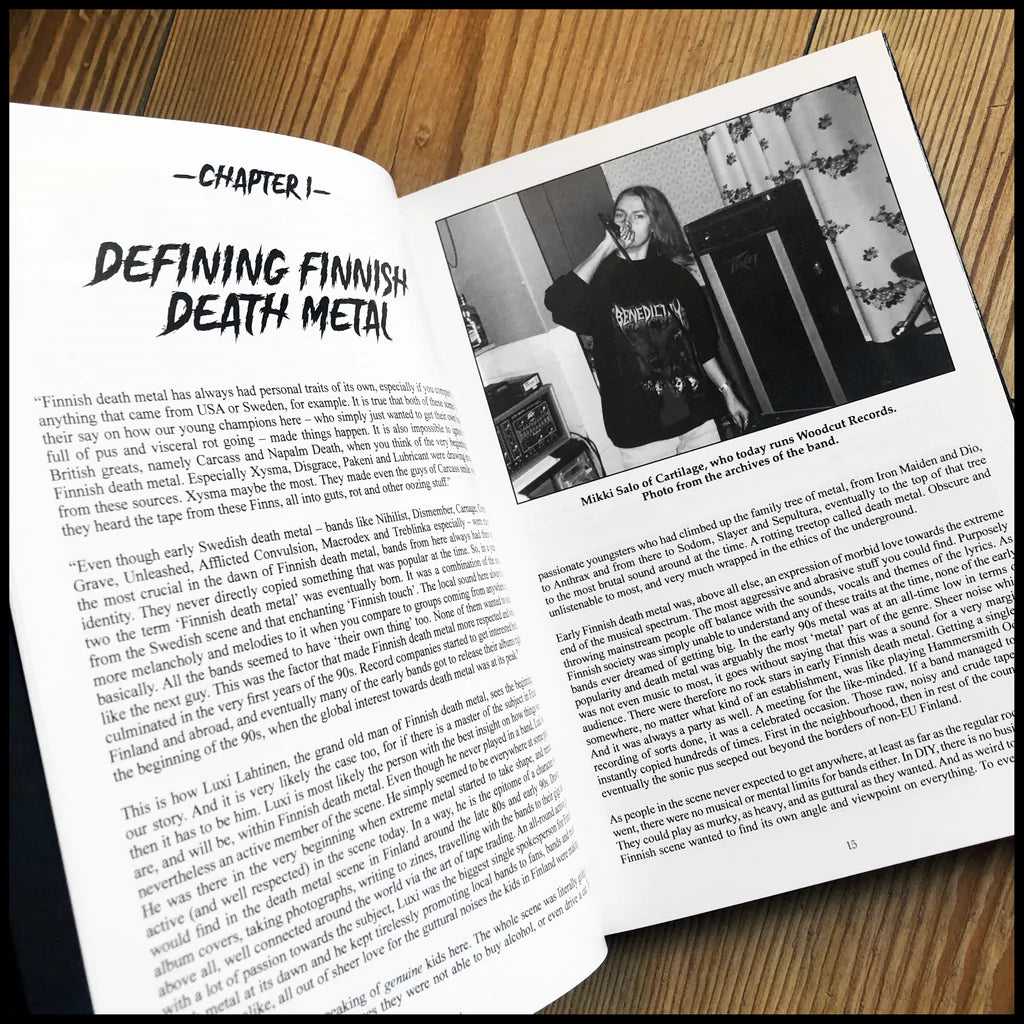 ROTTING WAYS TO MISERY: THE HISTORY OF FINNISH DEATH METAL hardback BOOK