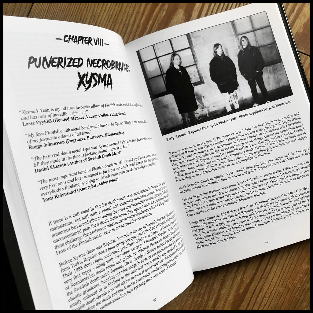 ROTTING WAYS TO MISERY: THE HISTORY OF FINNISH DEATH METAL hardback BOOK