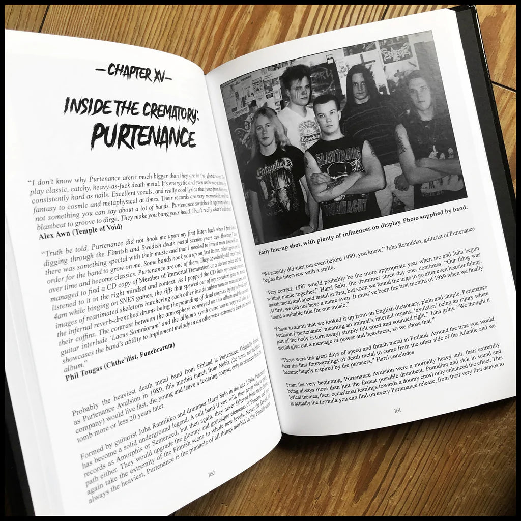 ROTTING WAYS TO MISERY: THE HISTORY OF FINNISH DEATH METAL hardback BOOK