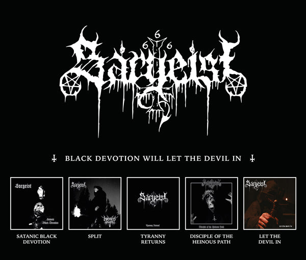 SARGEIST - Black Devotion Will Let The Devil In 5 CD BOXSET