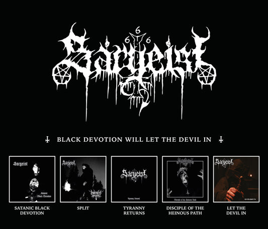 SARGEIST - Black Devotion Will Let The Devil In 5 CD BOXSET