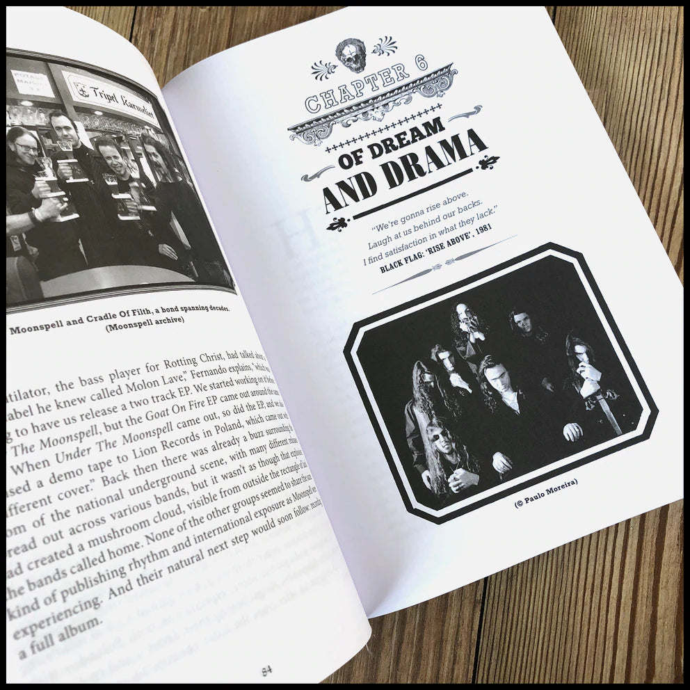 WOLVES WHO WERE MEN - The History Of Moonspell BOOK