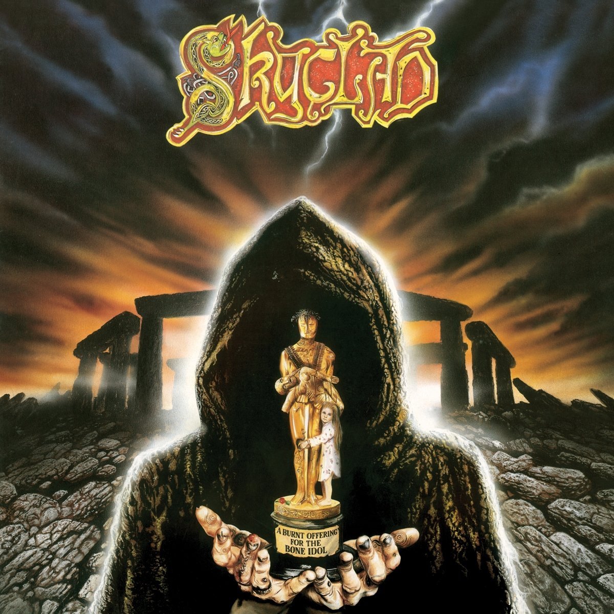 SKYCLAD - A Burnt Offering For The Bone Idol LP (YELLOW)