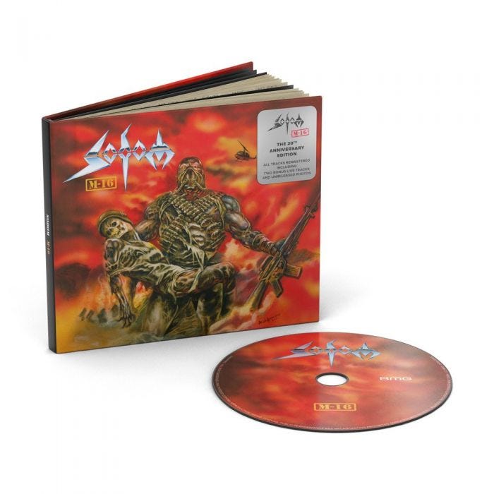 SODOM - M-16 (20TH ANNIVERSARY EDITION) - MEDIABOOK CD