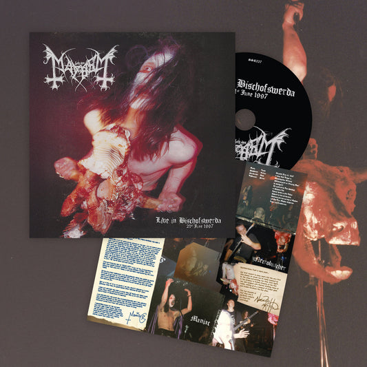 MAYHEM - Live In Bischofswerda (21st June 1997) CD (PREORDER)