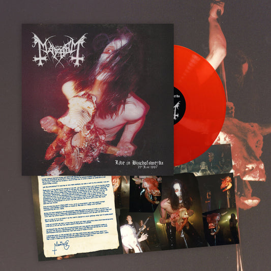 MAYHEM - Live In Bischofswerda (21st June 1997) LP (RED) (PREORDER)
