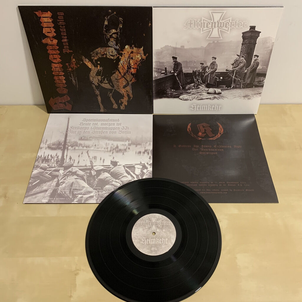 MINENWERFER / KOMMANDANT Heimkehr SPLIT LP