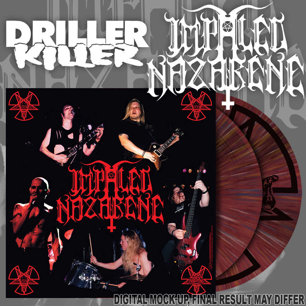 IMPALED NAZARENE / DRILLER KILLER - Impaled Nazarene vs Driller Killer LP (CEHRRY RED)