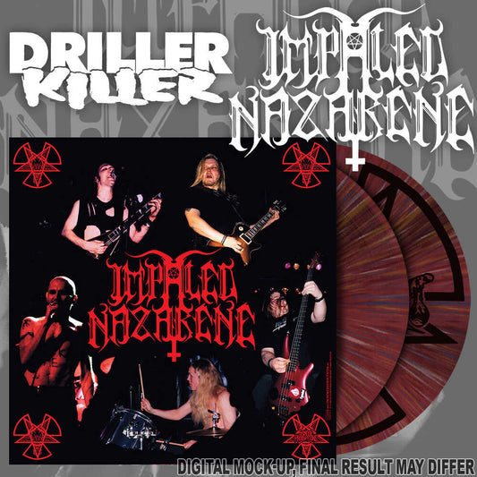 IMPALED NAZARENE / DRILLER KILLER - Impaled Nazarene vs Driller Killer LP (CEHRRY RED)