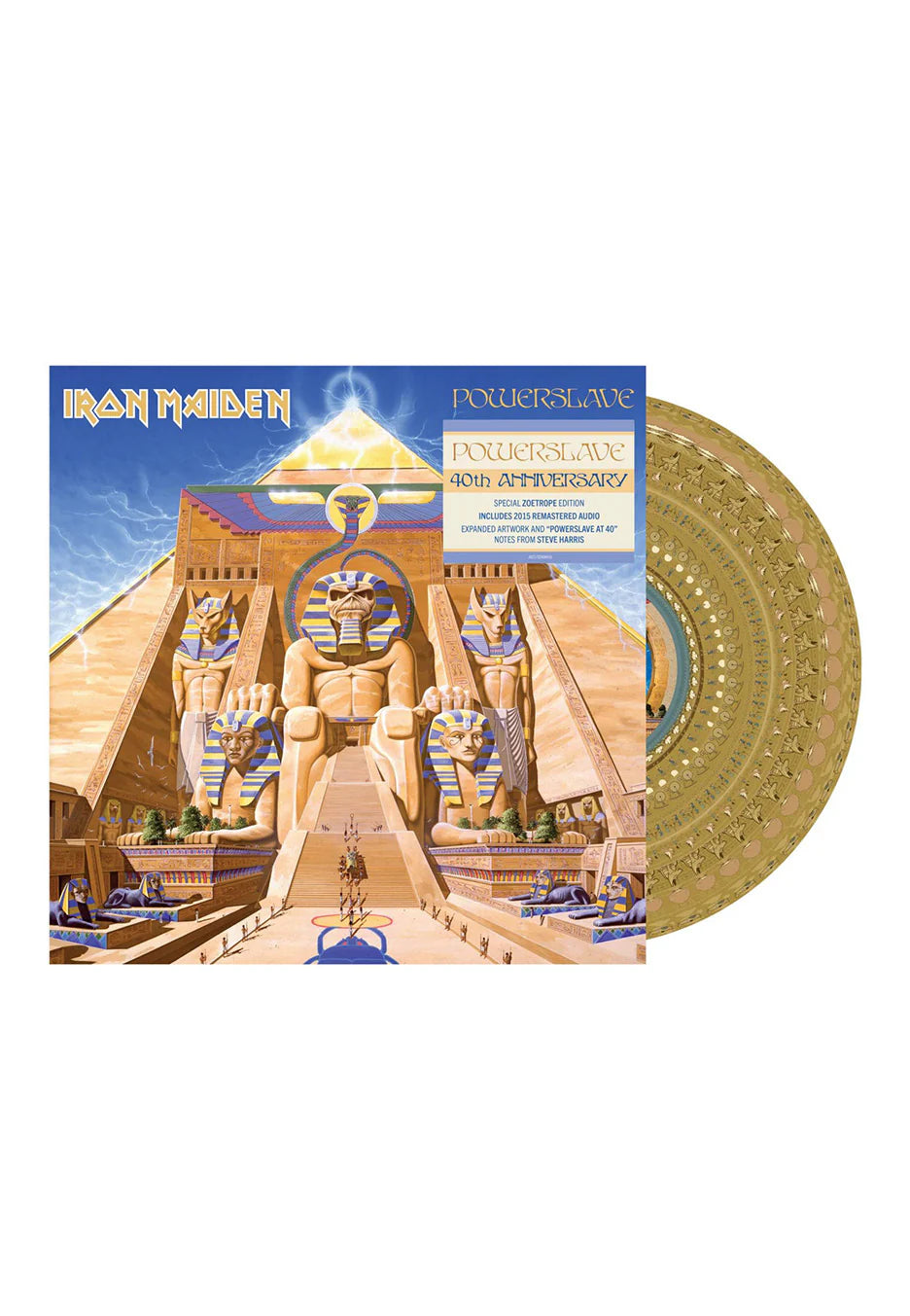 IRON MAIDEN - Powerslave 40th anniversary PIC LP (ZOETROPE) (PREORDER)