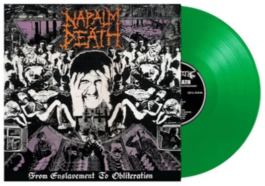 NAPALM DEATH - From Enslavement To Obliteration LP (GREEN)