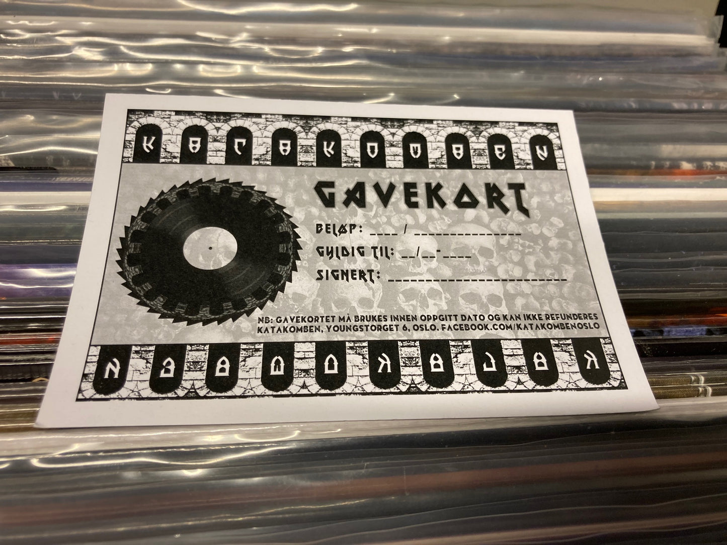 KATAKOMBEN DIGITAL GIFT CARD/ GAVEKORT