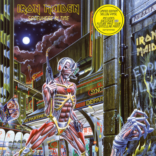 IRON MAIDEN - Somewhere In Time LP (YELLOW) (PREORDER)