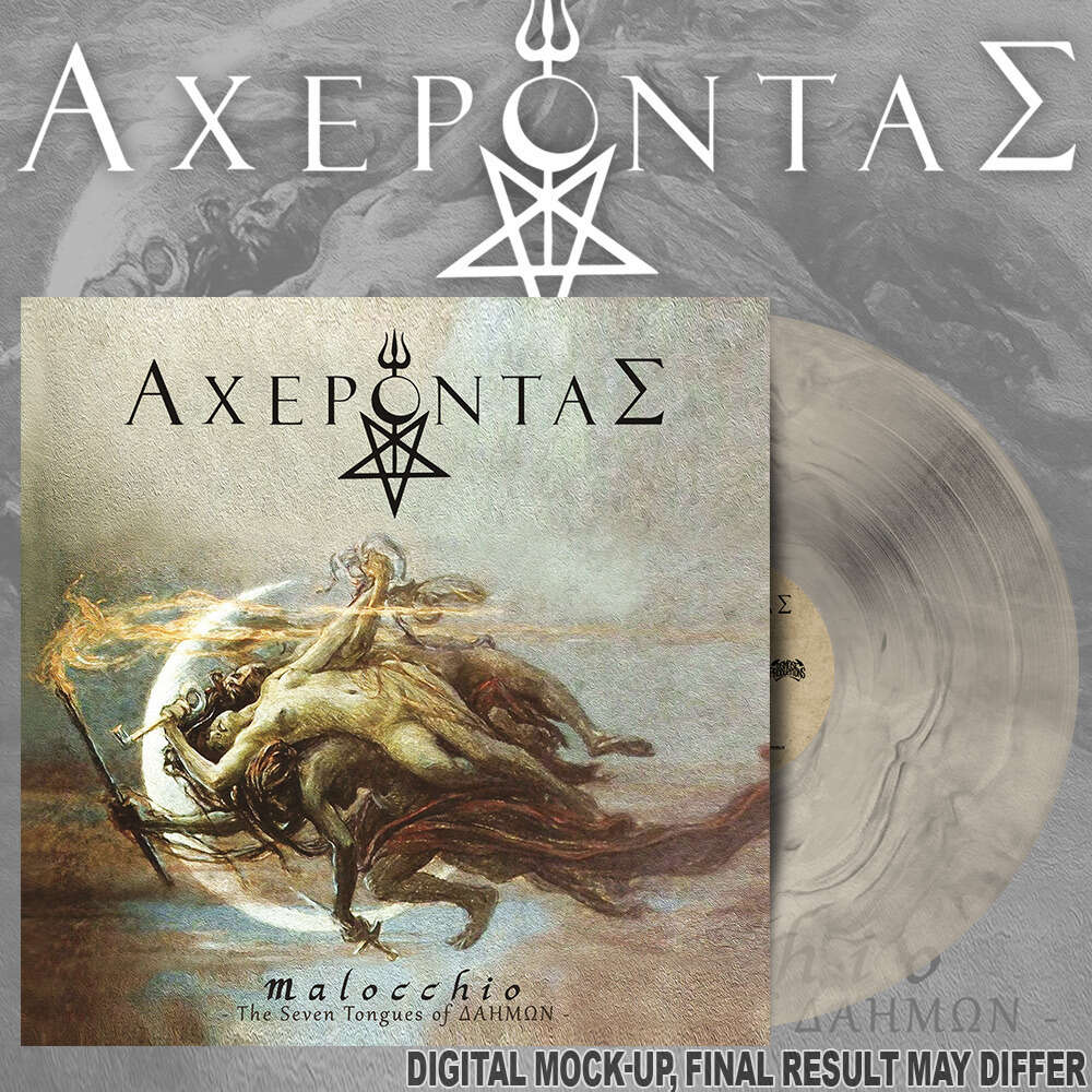 ACHERONTAS - Malocchio - The Seven Tongues of Δαημων LP (GALAXY) (PREORDER)