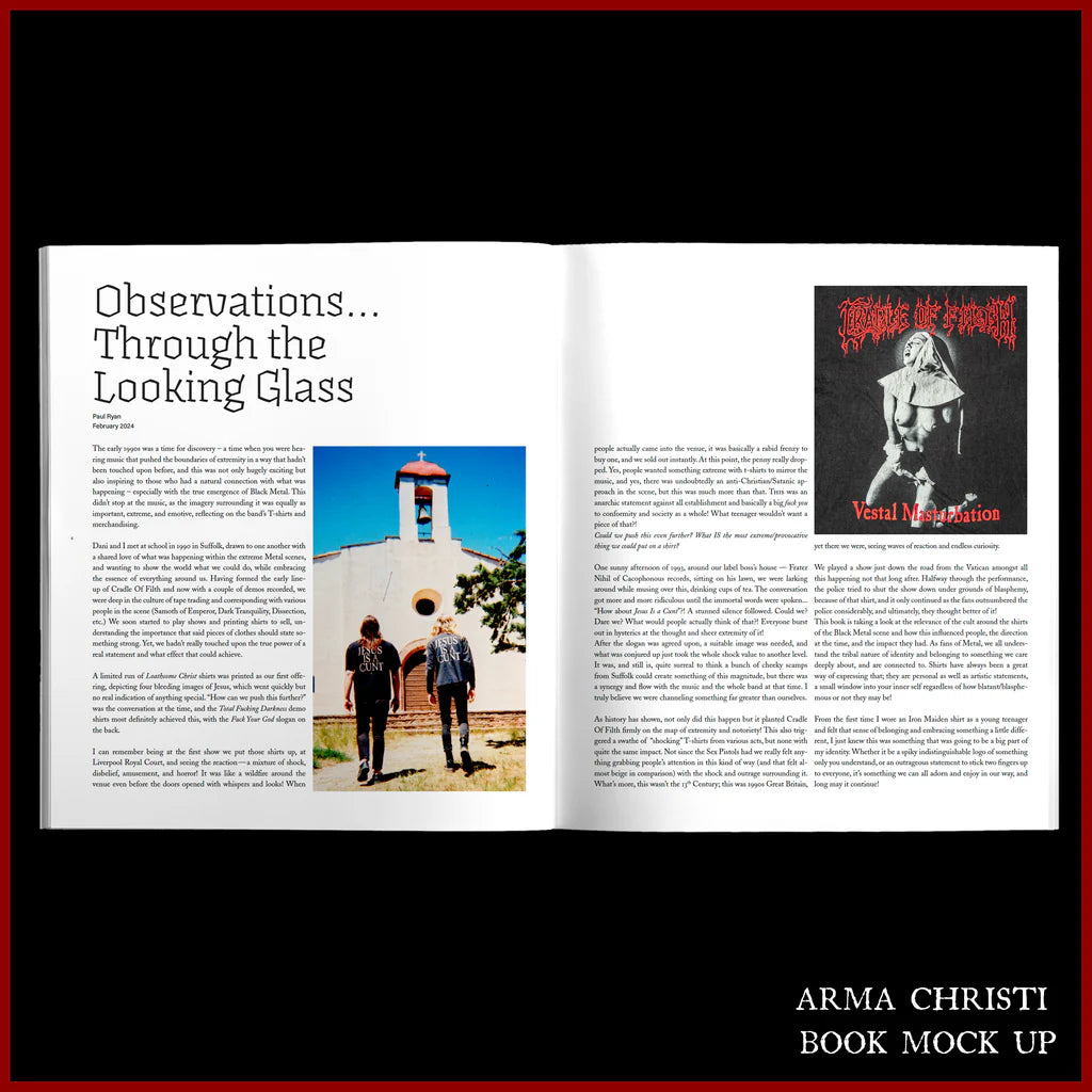 ARMA CHRISTI: Black Metal Apparel From The 20th Century hardback BOOK