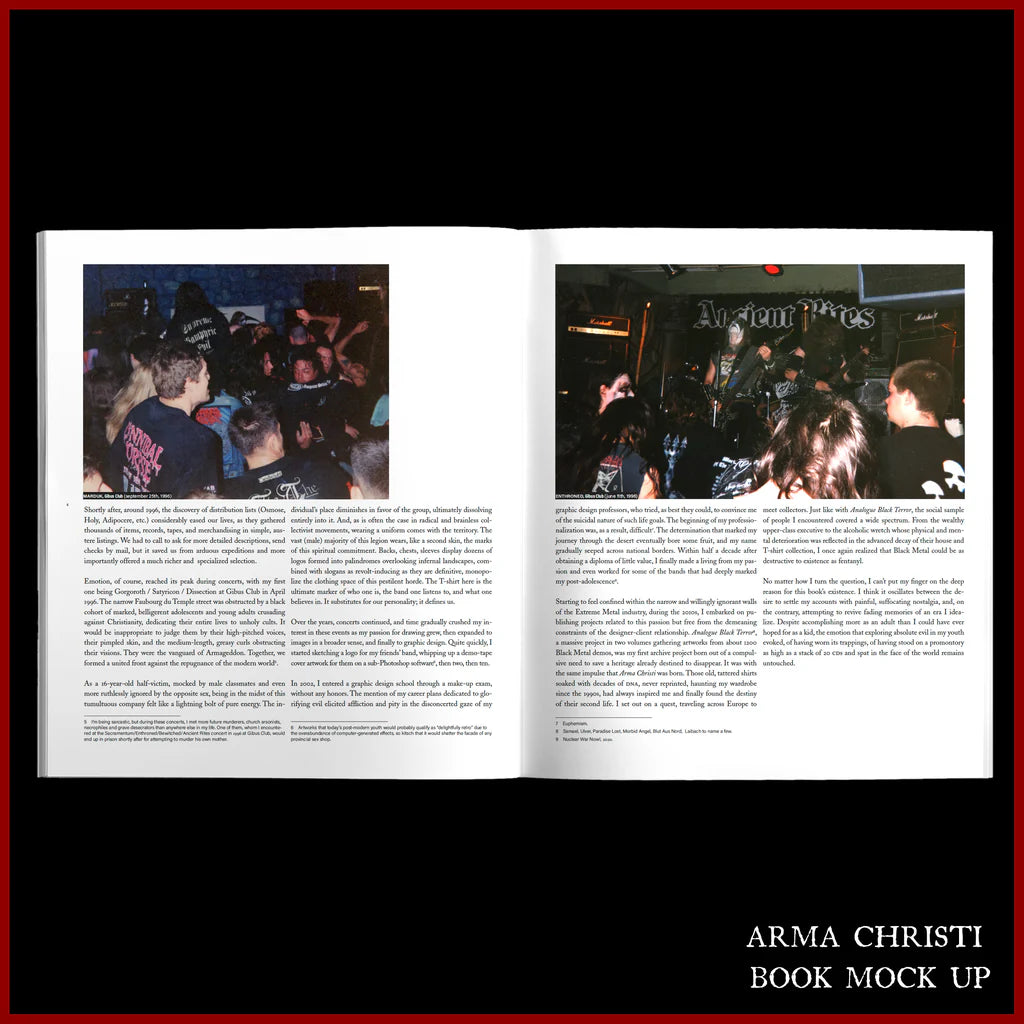 ARMA CHRISTI: Black Metal Apparel From The 20th Century hardback BOOK