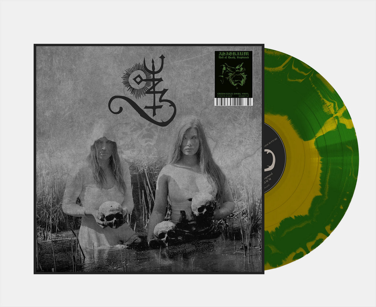 ASAGRAUM - Veil of Death, Ruptured LP (GREEN/ GOLD)