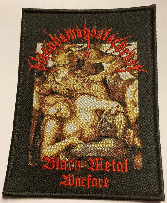BLASPHAMAGOATACHRIST - Black Metal Warfare PATCH