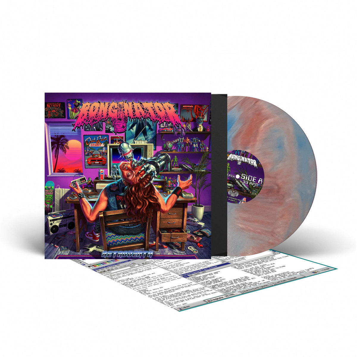 BONGINATOR - Retrodeath LP (RECYCLED/RANDOM COLOUR VINYL) (PREORDER)