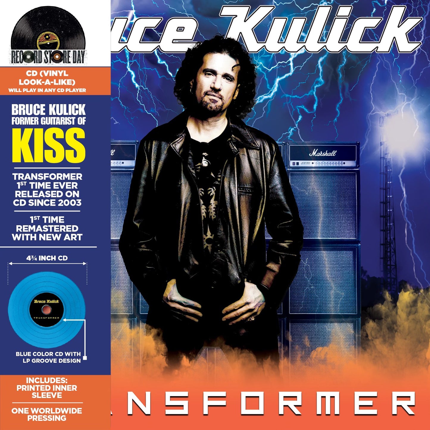 BRUCE KULICK - TRANSFORMER CD (VINYL REPLICA BLUE CD) (RSD 2026)