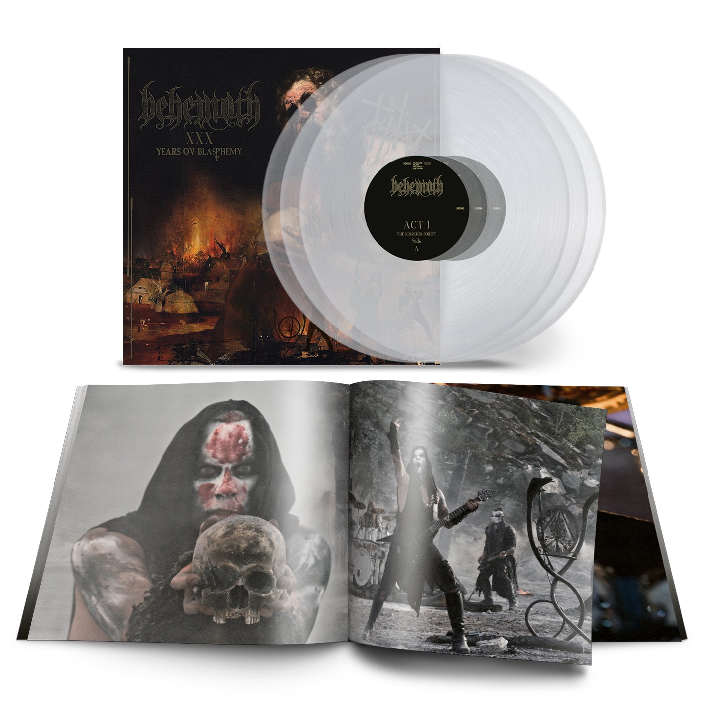 BEHEMOTH - XXX Years Ov Blasphemy 3LP (CLEAR) (PREORDER)