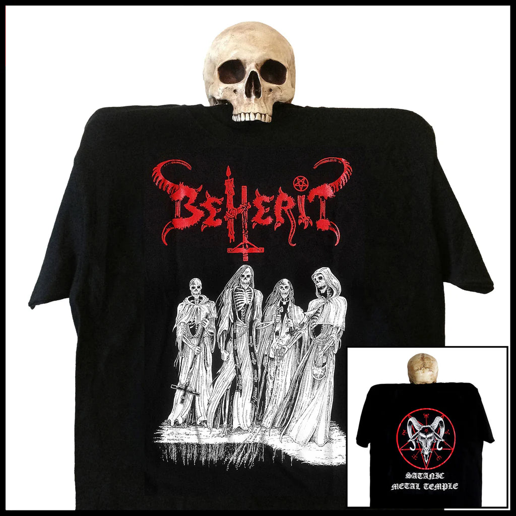 BEHERIT - Satanic Metal Temple (Oath Of Black Blood) T-SHIRT