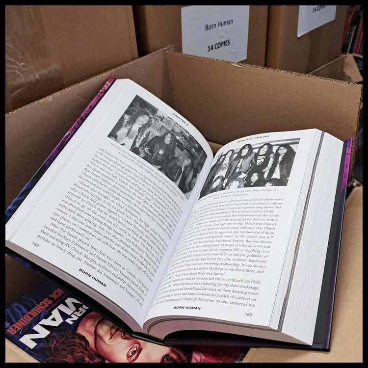 BORN HUMAN: The Life and Music of Death’s Chuck Schuldiner BOOK