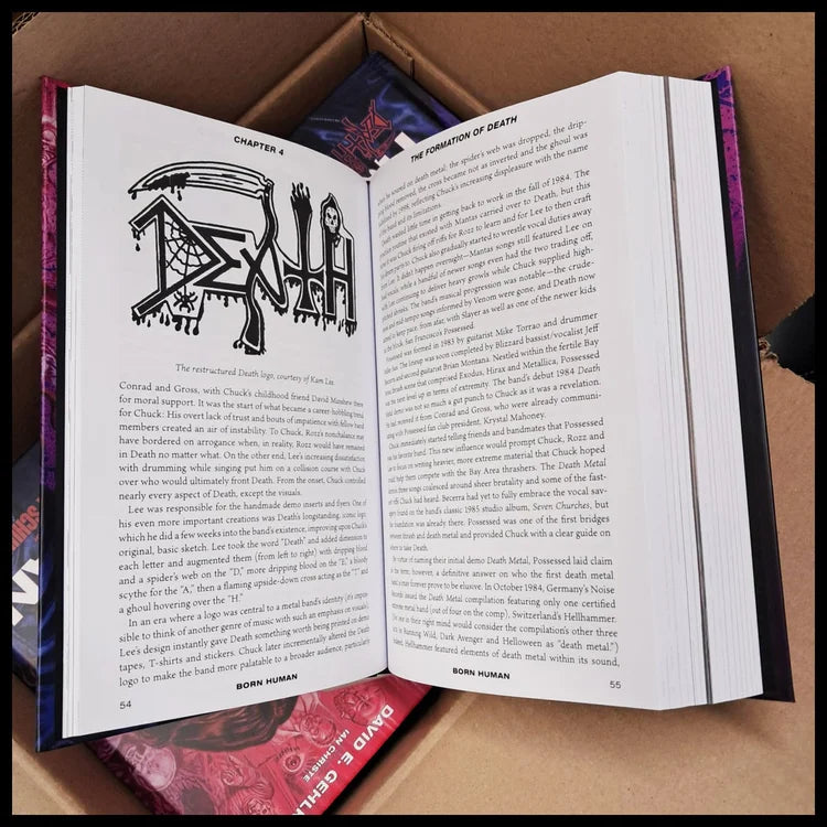 BORN HUMAN: The Life and Music of Death’s Chuck Schuldiner BOOK