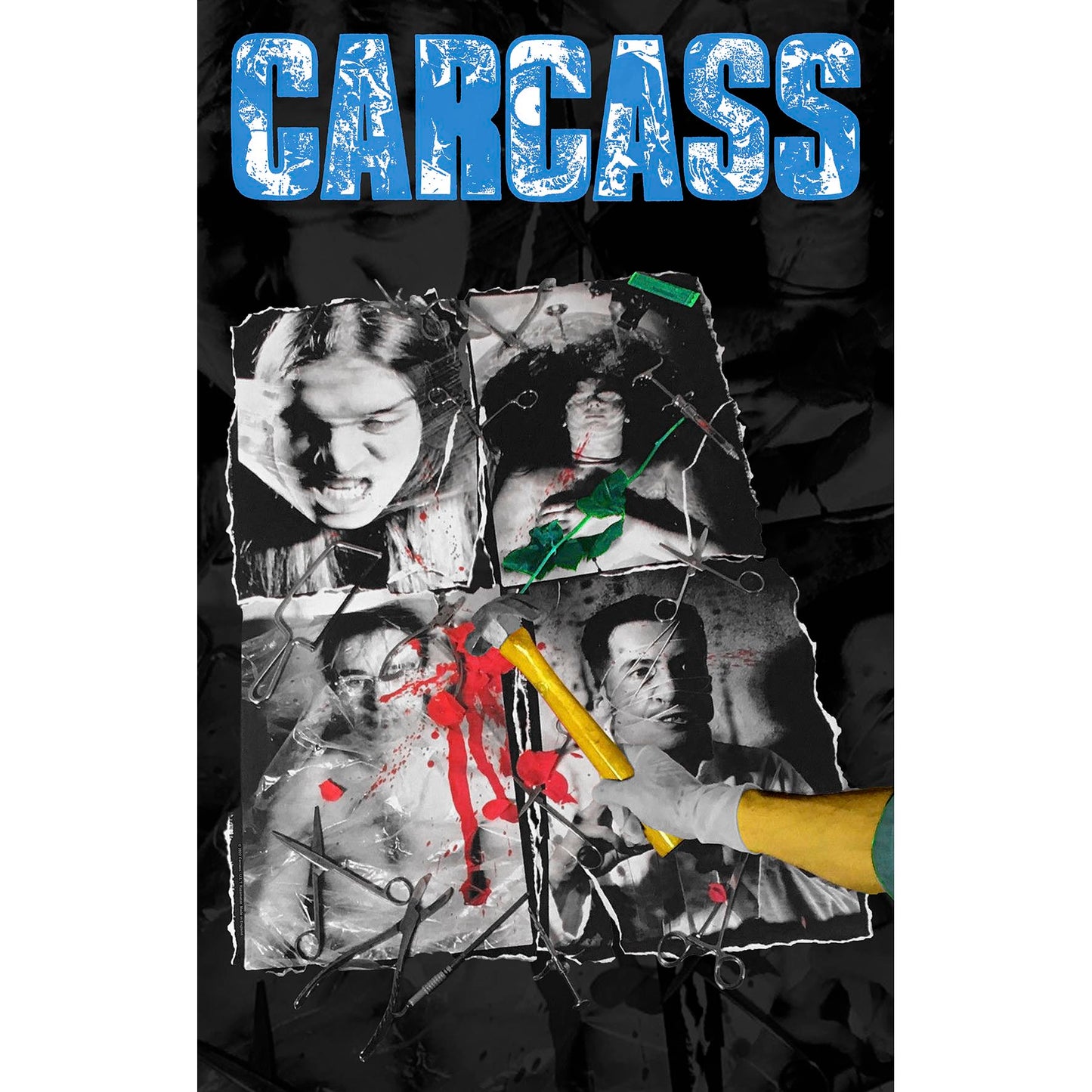 CARCASS - Necroticism TEXTILE POSTER