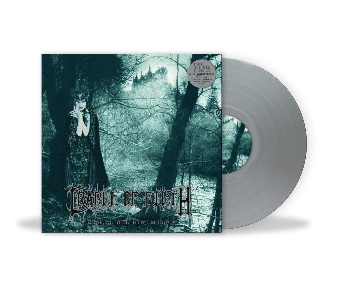 CRADLE OF FILTH  - Dusk And Her Embrace (30th Anniversary) LP (SILVER) (PREORDER)