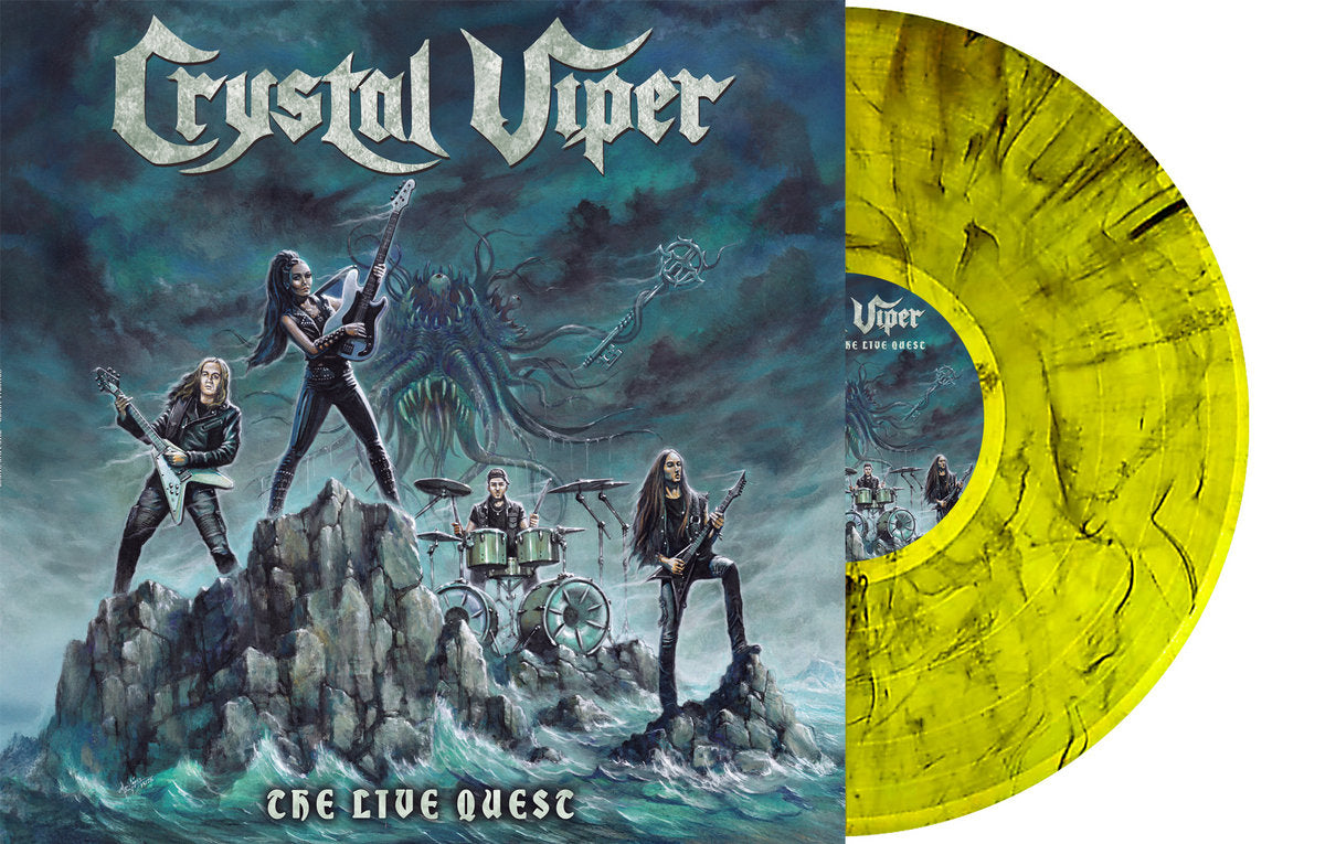 CRYSTAL VIPER - The Live Quest LP (MARBLE)