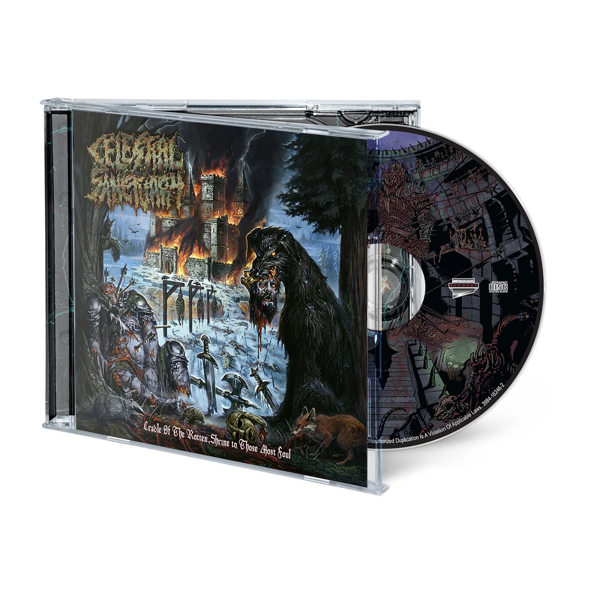 CELESTIAL SANCTUARY - Cradle of the Rotten, Shrine to Those Most Foul CD (PREORDER)