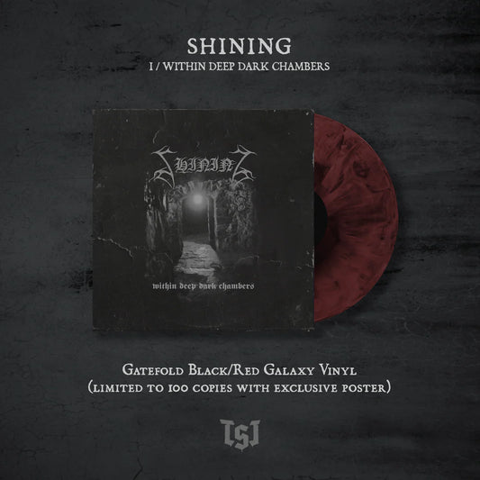 SHINING - I / Within Deep Dark Chambers LP (BLACK RED) (PREORDER)