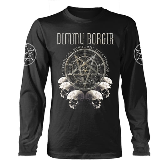 DIMMU BORGIR - Puritanical Euphoric Misanthropia (SKULLS) LONGSLEEVE