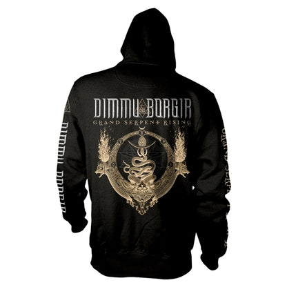 DIMMU BORGIR - Grand Serpent Rising (BLACK) HOODED SWEATSHIRT WITH ZIP (PREORDER)