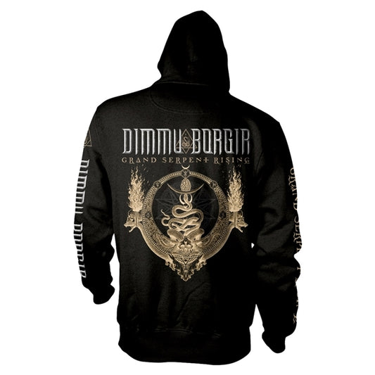 DIMMU BORGIR - Grand Serpent Rising (BLACK) HOODED SWEATSHIRT WITH ZIP (PREORDER)