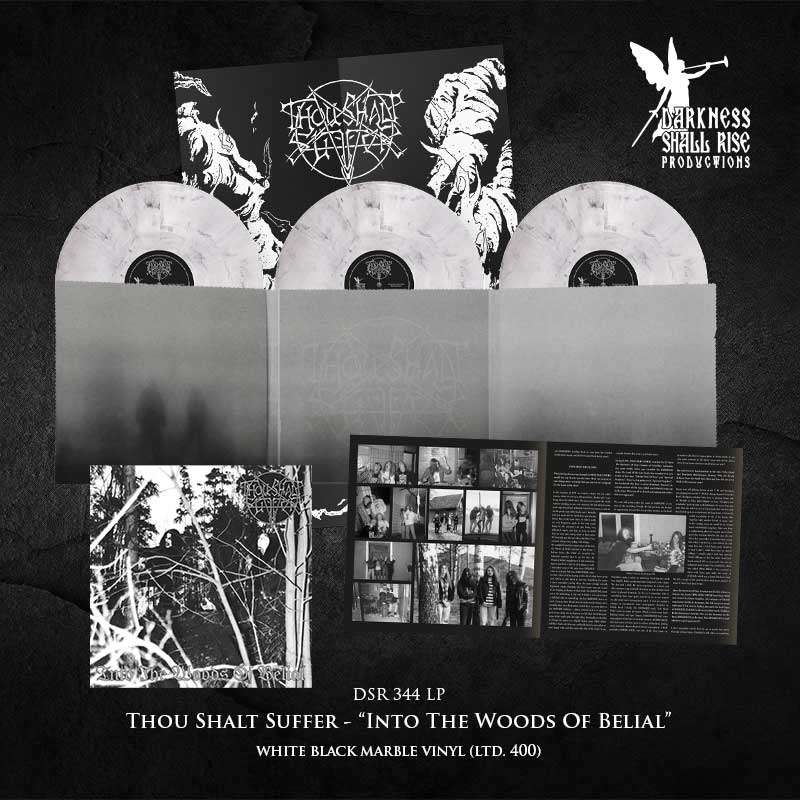 THOU SHALT SUFFER – Into The Woods of Belial 3LP (MARBLE) (PREORDER)