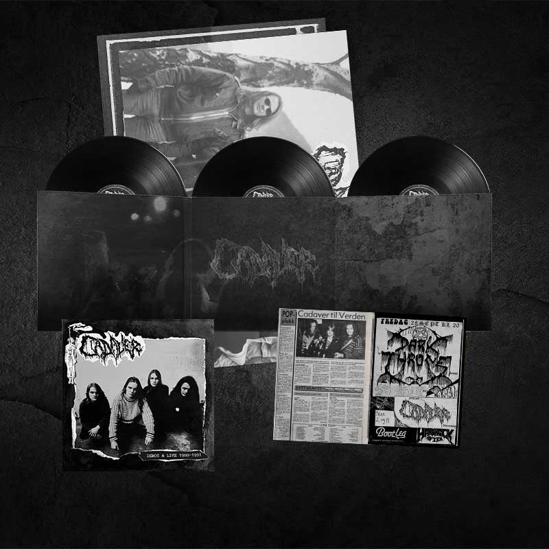 CADAVER - Demos & Live 1988-1991 3LP (PREORDER)