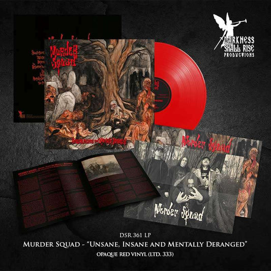MURDER SQUAD – Unsane, Insane and Mentally Deranged LP (RED) (PREORDER)