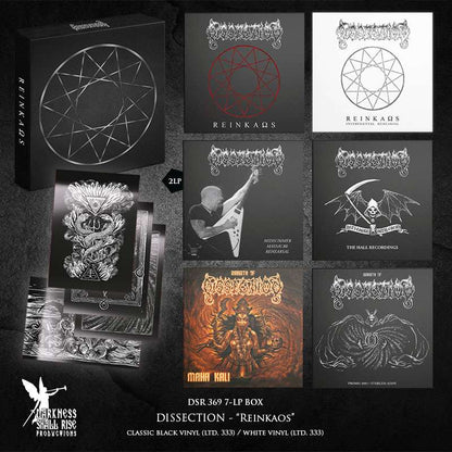 DISSECTION – Reinkaos 20th anniversary 7 LP BOX (WHITE) (PREORDER)