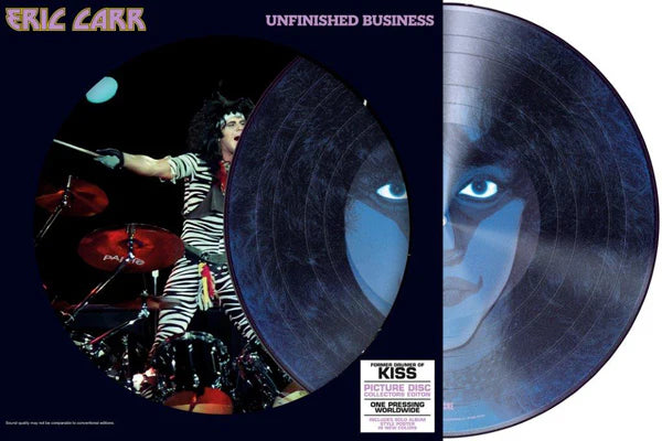 ERIC CARR –  Unfinished Business PICTURE DISC LP (PREORDER)