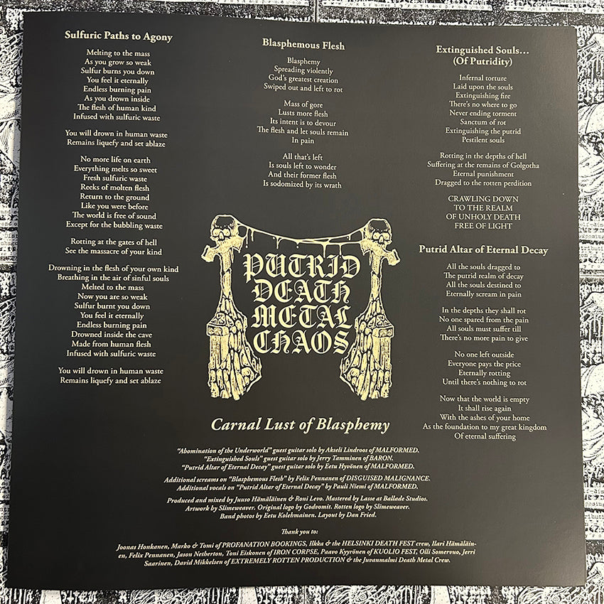 AZATOTH – Carnal Lust of Blasphemy LP (SMOKE) (PREORDER)