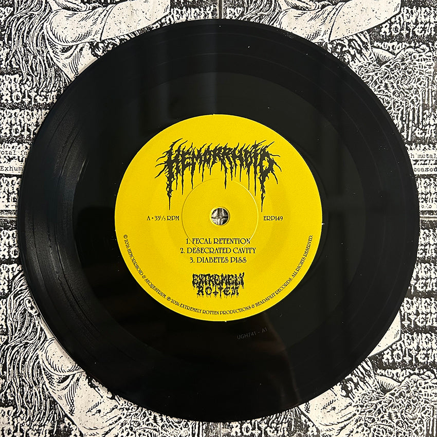 HEMORRHOID / SEQUESTRUM – Split 7″ EP