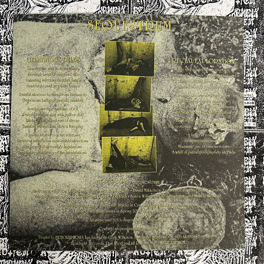 HEMORRHOID / SEQUESTRUM – Split 7″ EP