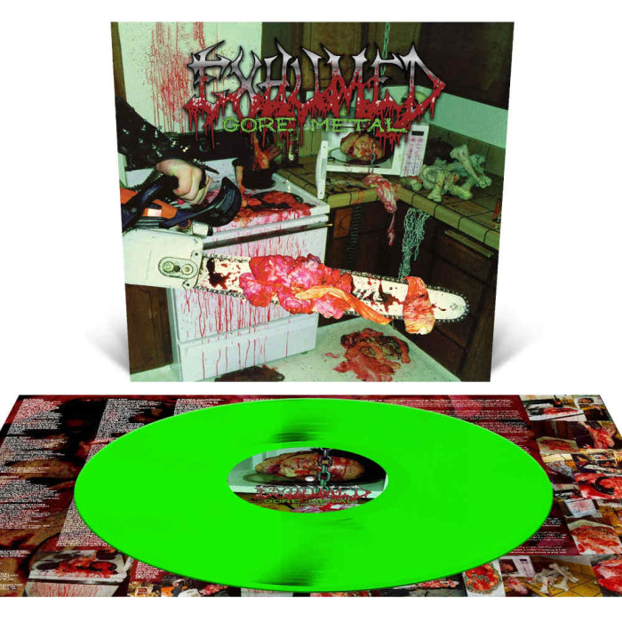 EXHUMED - Gore Metal (25th anniversary reissue) (GREEN) LP