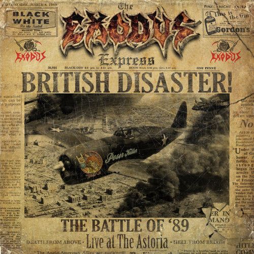 EXODUS - British Disaster: The Battle Of '89 (Live At The Astoria) 2LP (GOLD) (PREORDER)